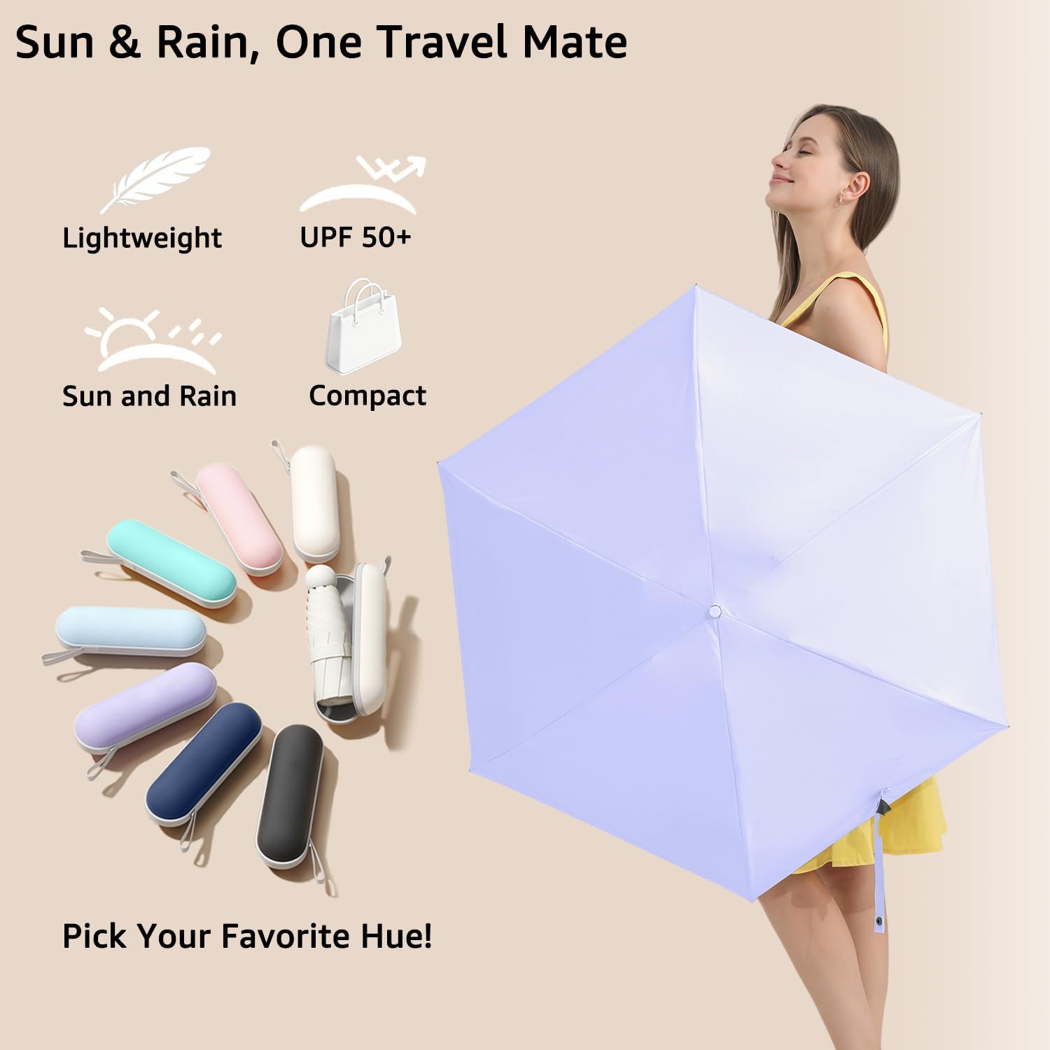 Mini Travel Umbrella - Image 2
